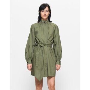 NEW Baum und Pferdgarten Apoline Dress Forrest Army Green